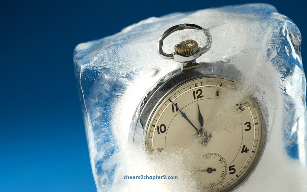 Image of a clock freezing time at the perfect age