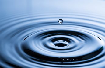 Image of a drop of water causing a ripple effect for the Cheers 2 Chapter 2 Little Things are the Big Things blog page