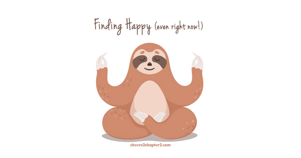 Cute Sloth in Yoga Lotus Pose for Cheers 2 Chapter 2 Learn to Be Happy Right Now page