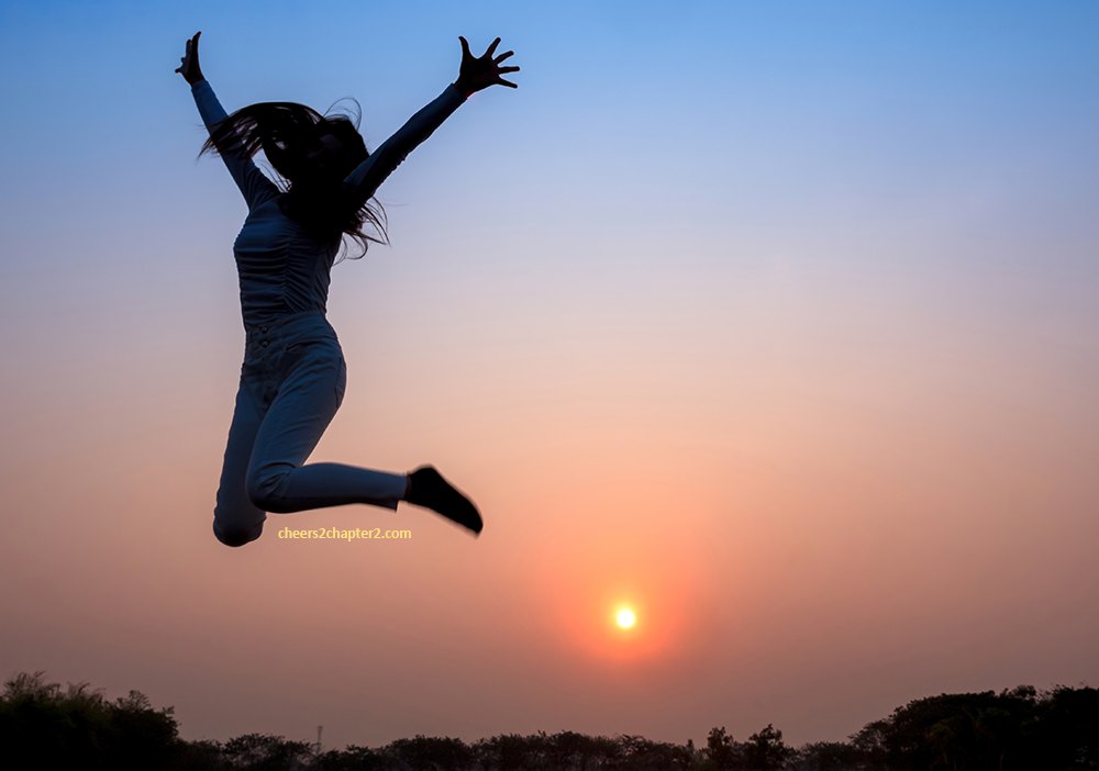 woman jumping for joy how to have your own back and excited about life again
